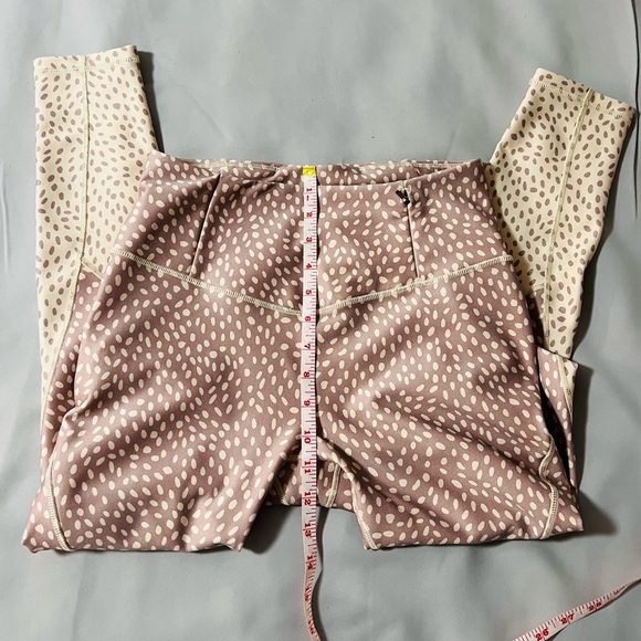 CALIA Essential High Rise Full length Leggings Mauve Confetti Dot Size M - Picture 5 of 11